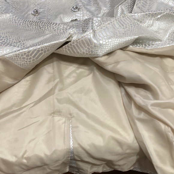 NIB ORIGINAL ANTTHONY Coat 3Xsz snake silver patterned fully lined - Picture 6 of 11